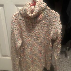 Multicolor Turtleneck Sweater